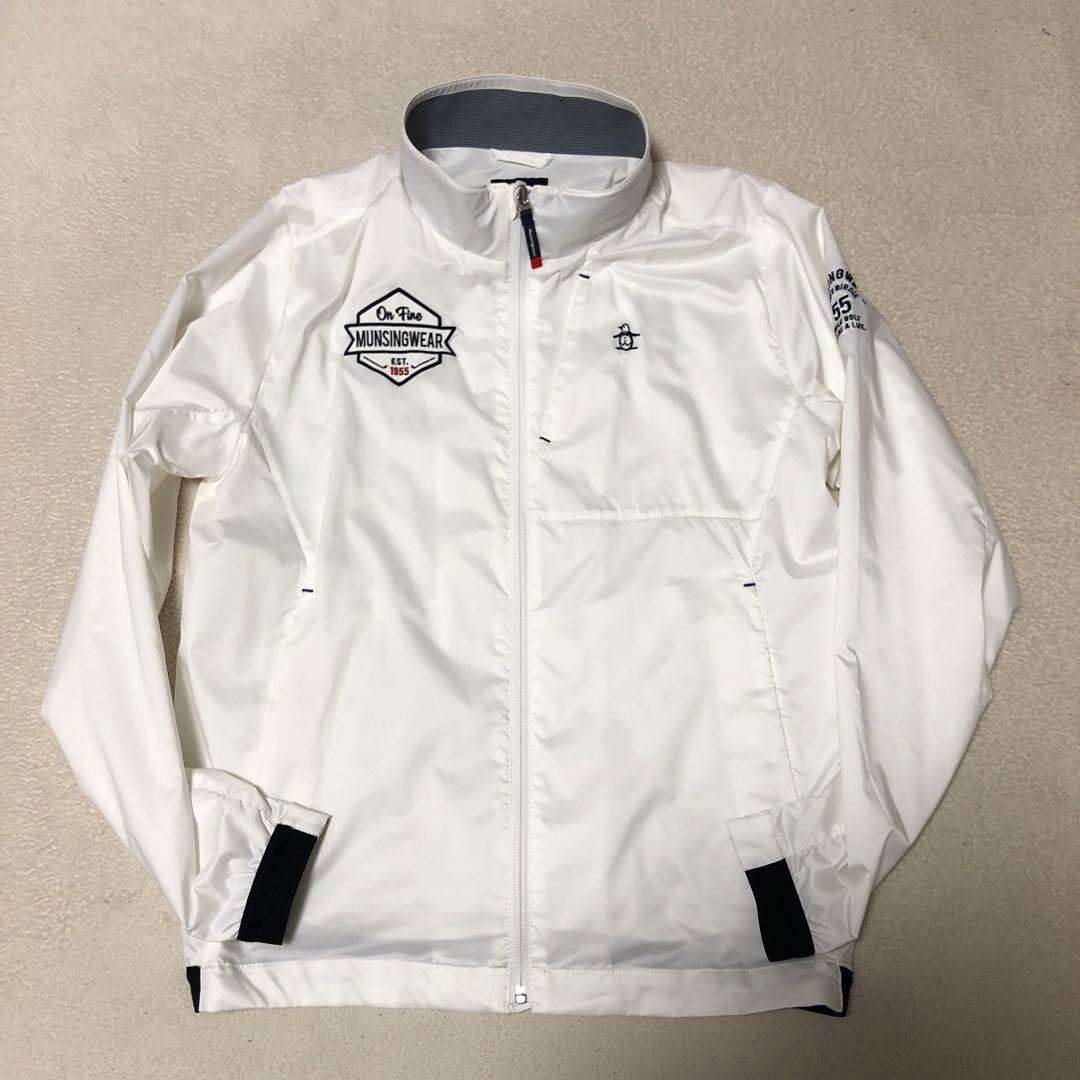 Munsingwear(マンシングウェア) ナイロンブルゾン 白 メンズ L