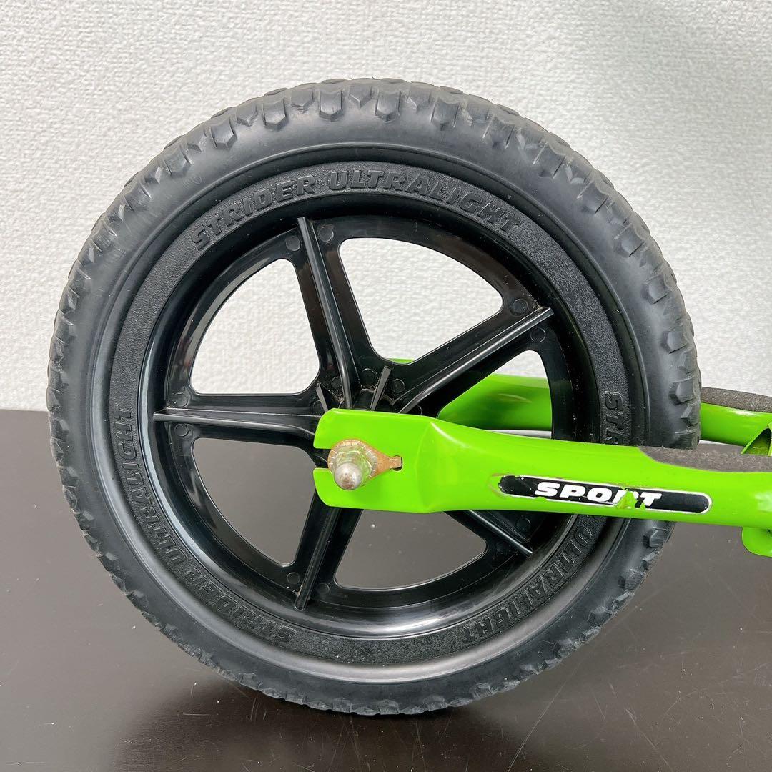 美品ストライダー スポーツ 12インチ 日本正規品 グリーン STRIDER