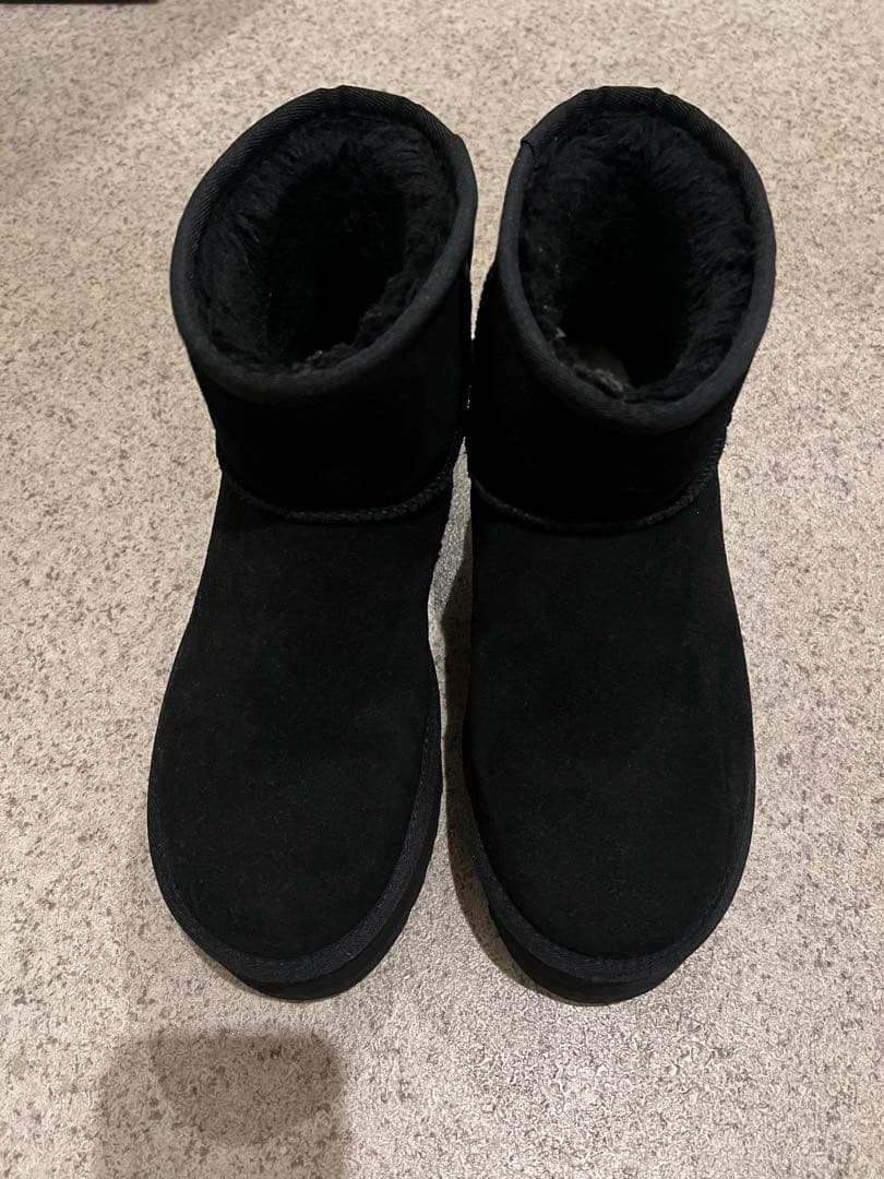 靴 UGG CLASSIC MINI PLATFORM BLACK