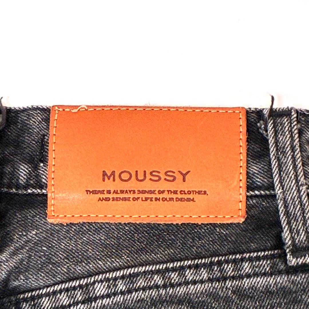MOUSSY MVS BLACK FLARE フレアパンツ デニム 22