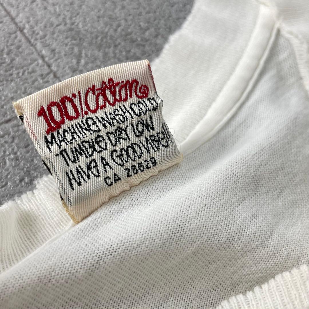 トップス 80-90's usa Stussy sports tee white xl