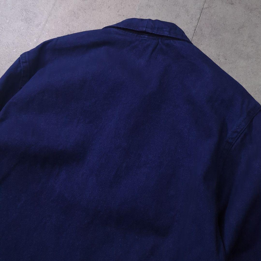 何気に裏糸がカラフルなFRANCE製の70s80sくらいのフレンチカバーオール。