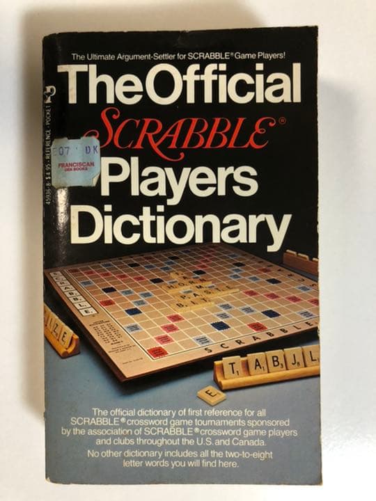 洋書 Official Scrabble Players Dictionary