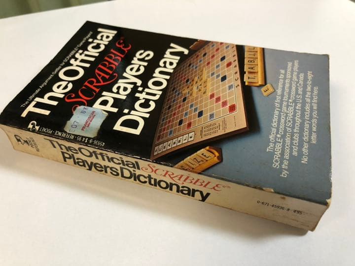 洋書 Official Scrabble Players Dictionary