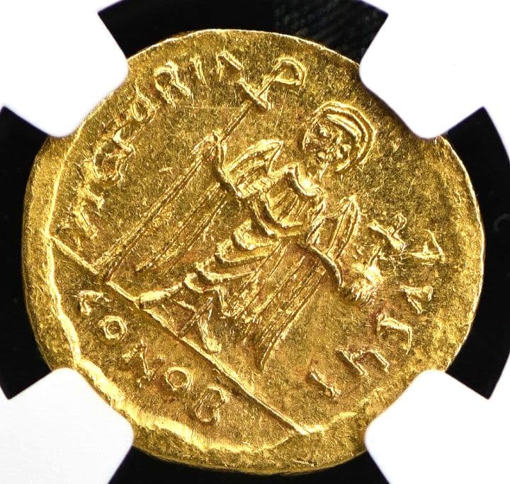 NGC ビザンチン帝国 ソリダス AD 602-610年　古代　　美術品