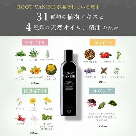 綺和美 Root Vanish カラーシャンプー ダークブラウン 2本セット