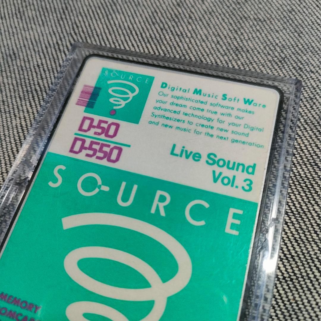 Roland D-50 D-550 用 ROMカード Live Sound