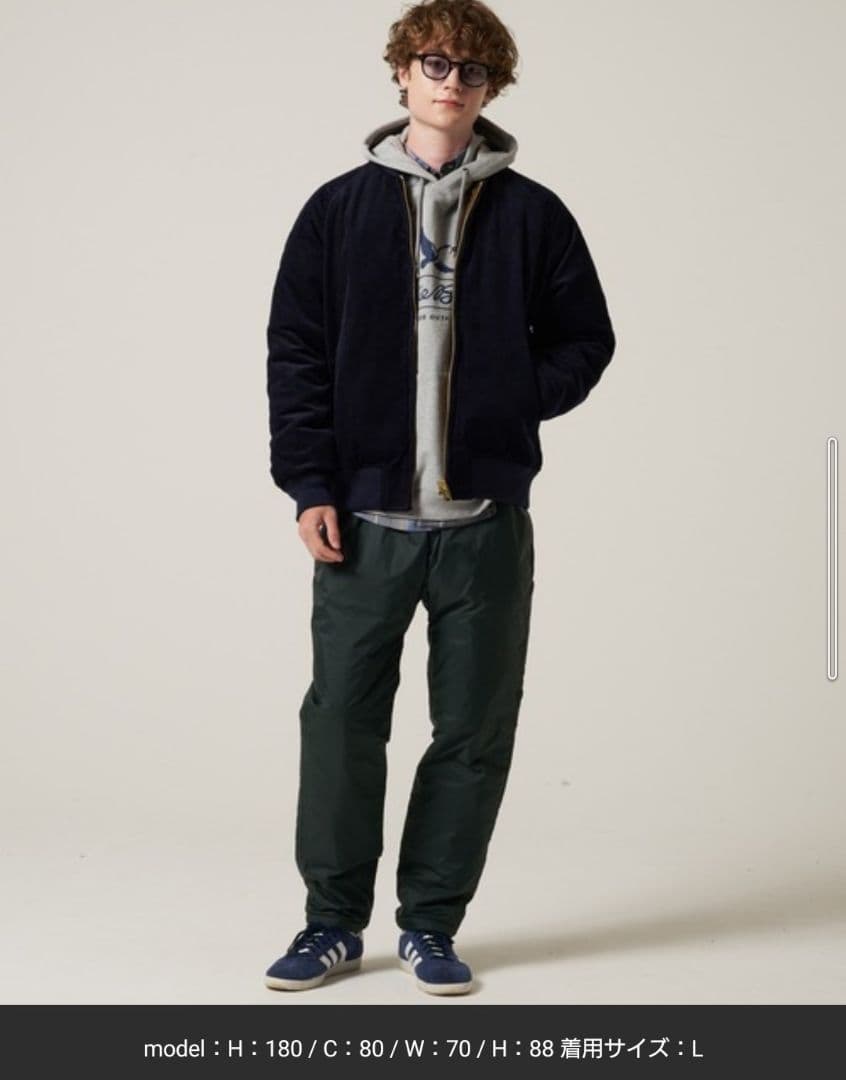 Eddie Bauer オールパーパス ダウンジャケット コーデュロイ L