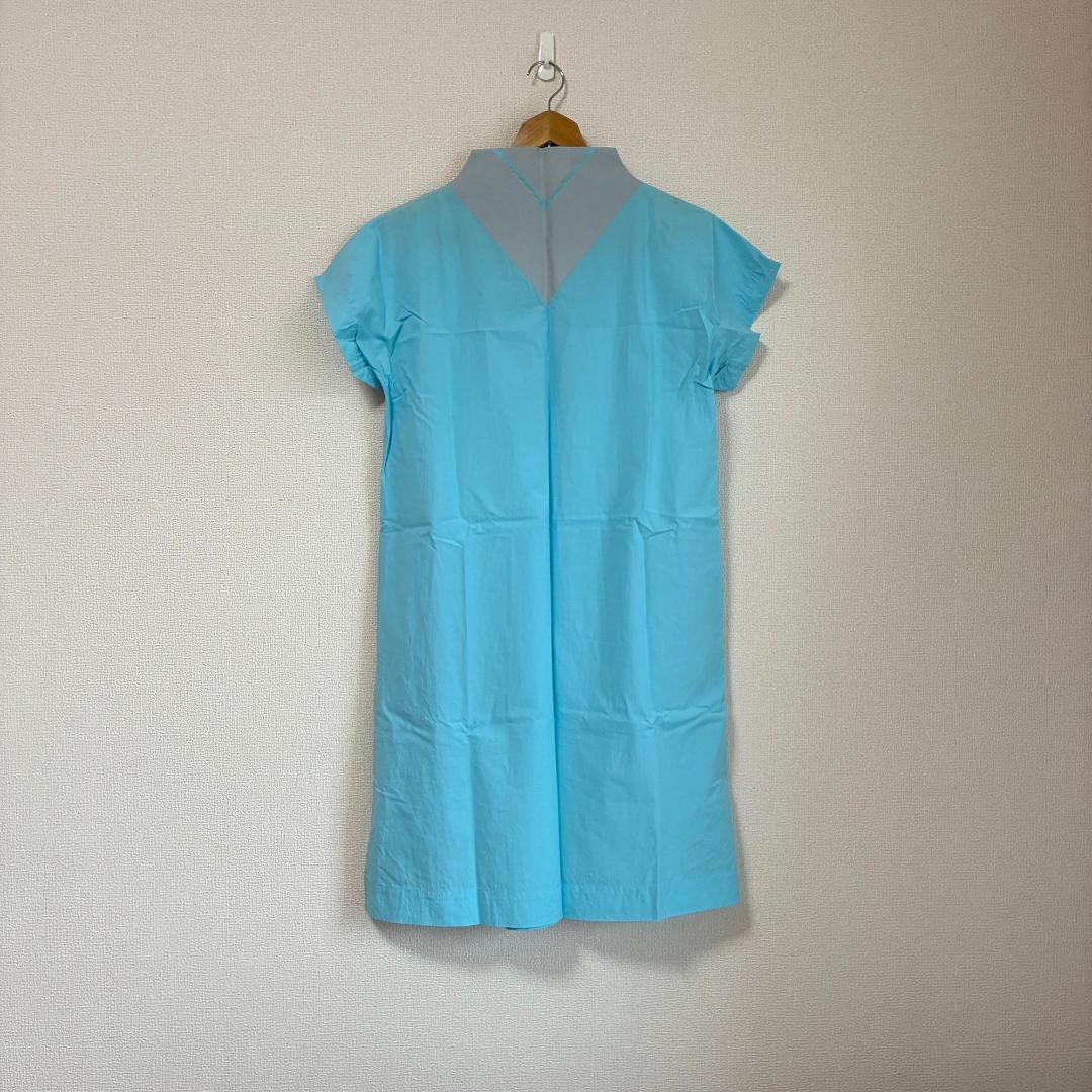 ISSEY MIYAKE イッセイミヤケ 半袖 ワンピース 水色