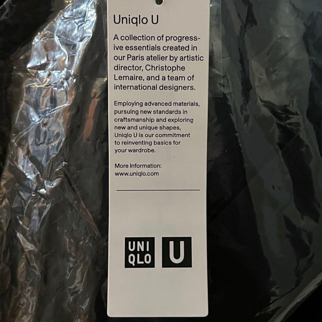 UNIQLO U レディース　オーバートレンチコート　 M 新品タグ付　ブラック