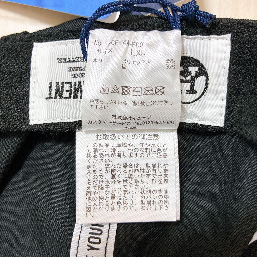 【ホーンガーメント】黒　ゴルフキャップ　ボールマーカー付