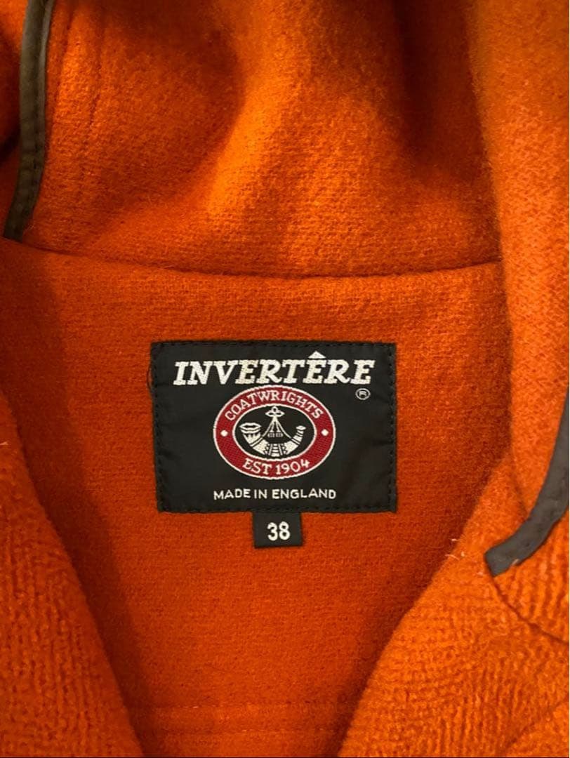 INVERTERE ダッフルコート サイズ38 オレンジ