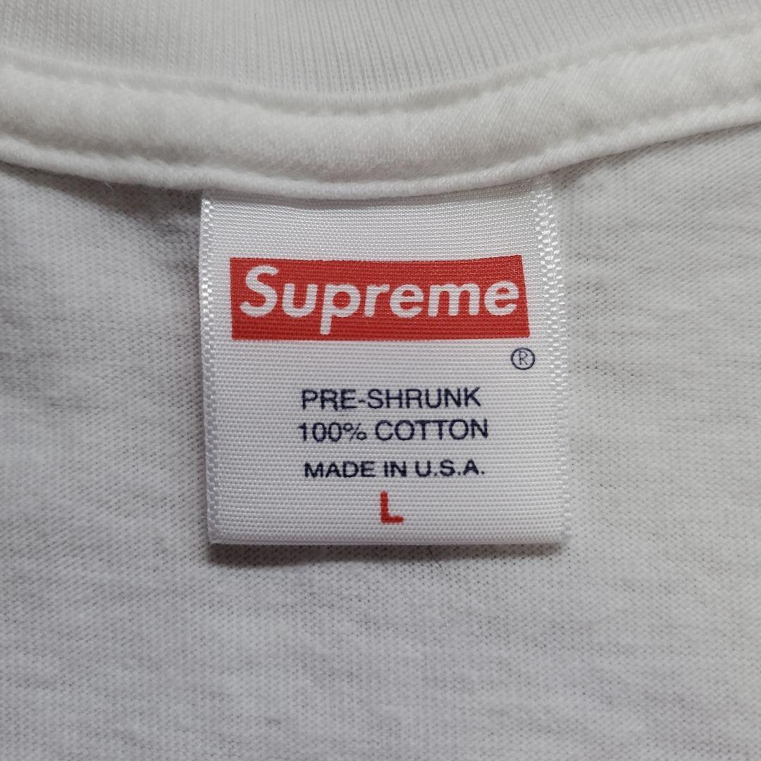 Supreme Smoke Tee \"White\"　L